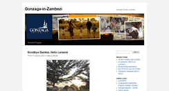 Desktop Screenshot of gonzagainzambezi.org